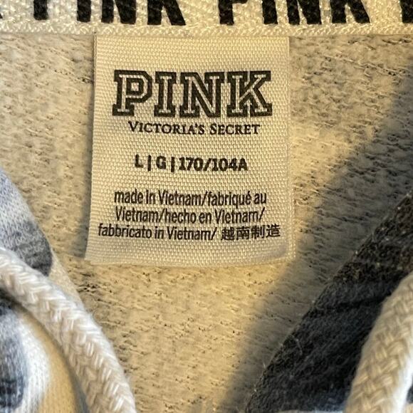 Victoria Secret PINK Blink Logo Women's Embroidery Sequined Hoodie Size Large - Picture 5 of 11